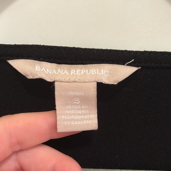 Banana Republic Black Boatneck Blouse - Picture 3 of 5